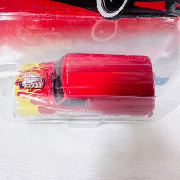 Johnny Lightning 1955 Ford Panel Delivery Woodys Panels Diecast 1:64 Red Flames - Picture 3 of 4